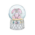 Reed & Barton Gingham Bunny Waterglobe